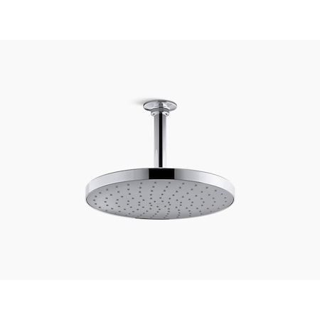 KOHLER Rainhead, Polished Chrome, Ceiling or Wall 76465-G-CP